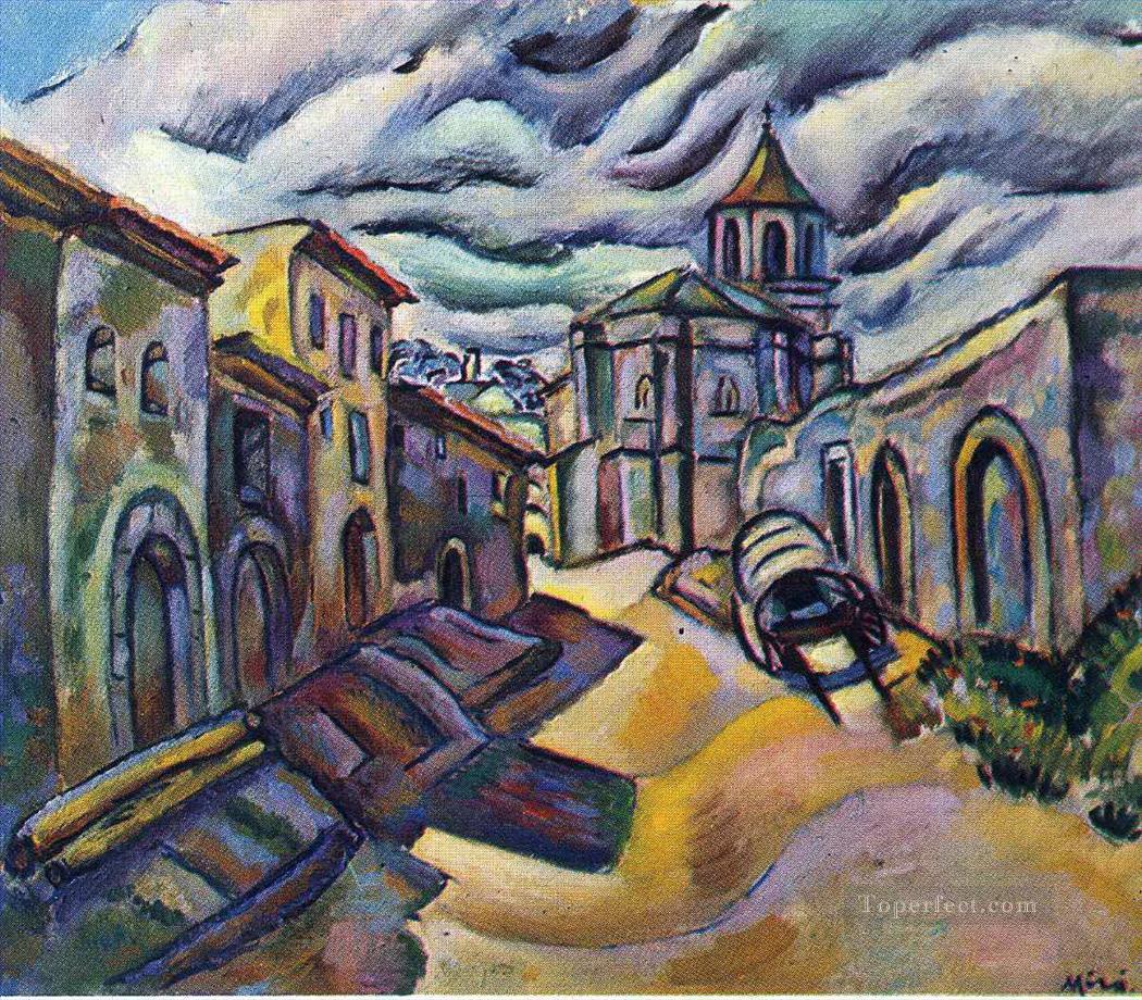 unknown title 1918 Joan Miro Oil Paintings